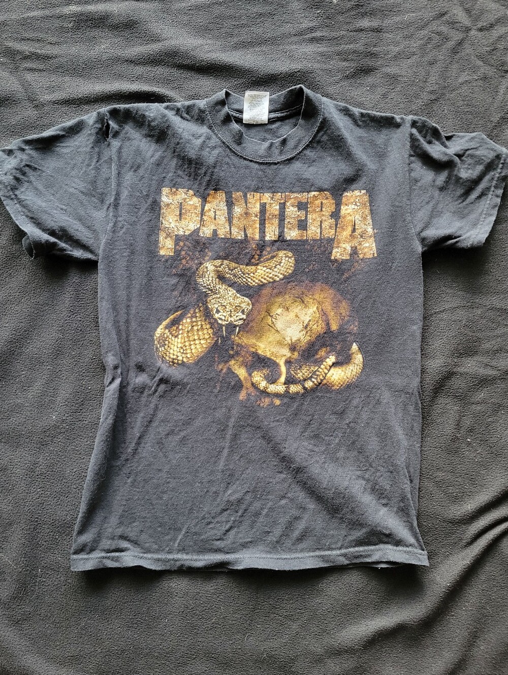 Vintage 2005 Pantera Snake T Shirt